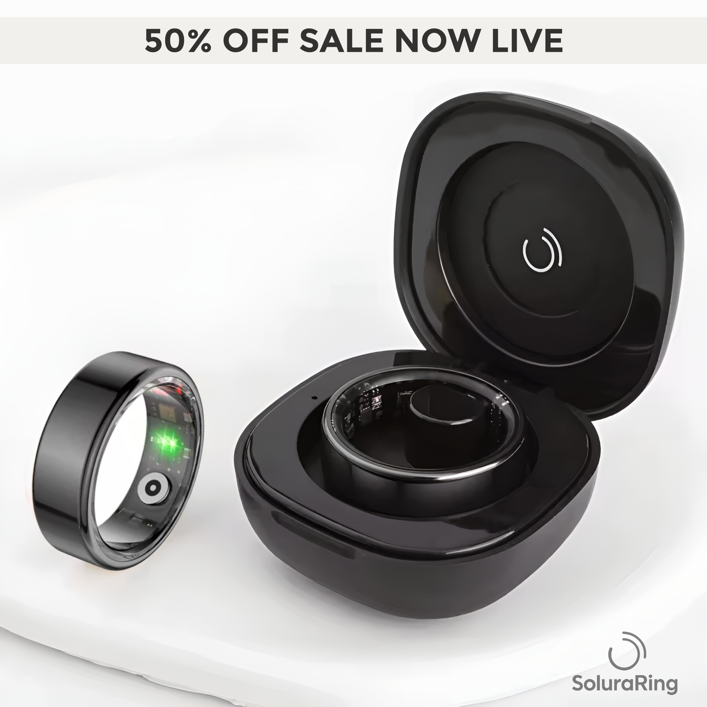 SoluraRing™ Aus No.1 Wellness Smart Ring 60% OFF
