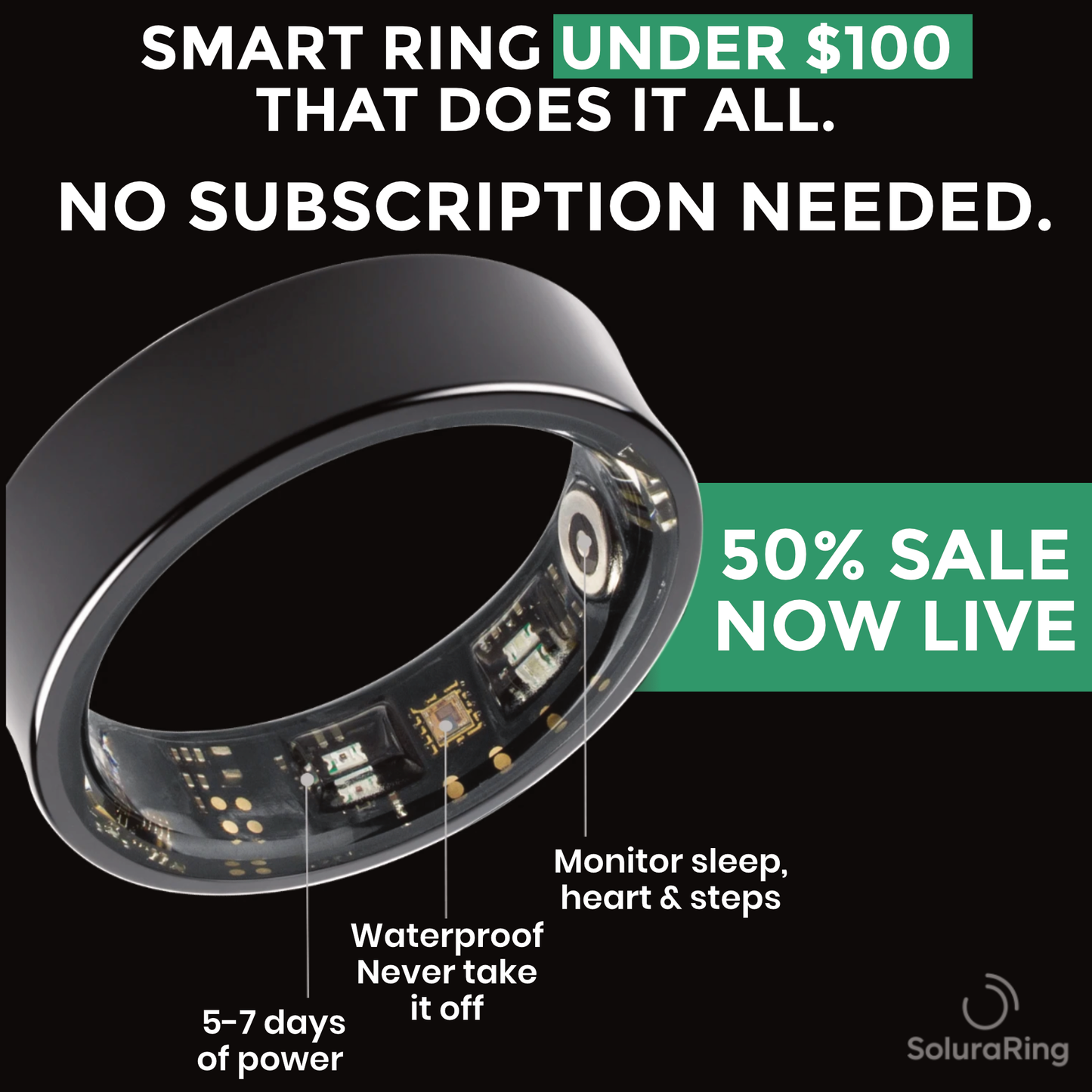 SoluraRingβ’ Aus No.1 Wellness Smart Ring