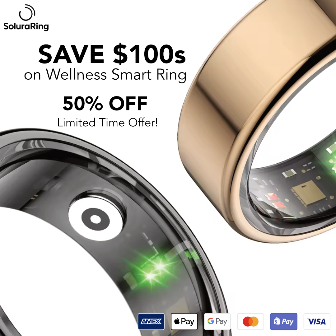 SoluraRing™ Wellness Smart Ring