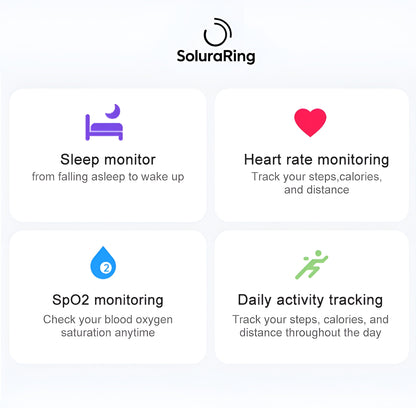 SoluraRing™ Aus No.1 Wellness Smart Ring